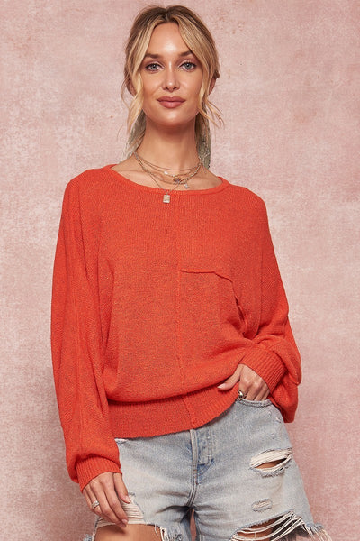 A Solid Knit Sweater