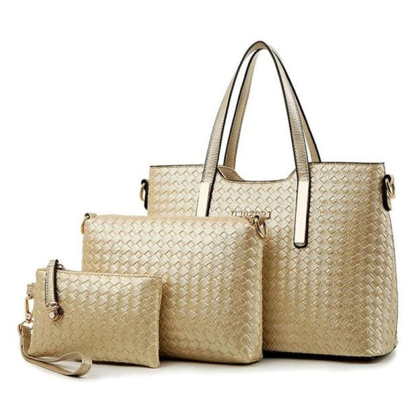 Xiniu Women Shoulder Bags Solid Leather Zipper Versatile Handbags Tote Purse